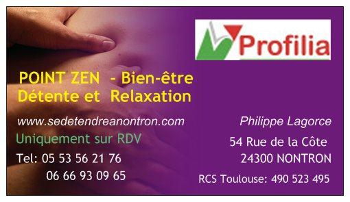 POINT ZEN - Bien-�tre D�tente et Relaxation Nontron - Dordogne